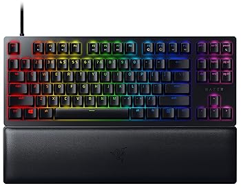 【中古】（人並み外れたに似つかわしい）Razer Huntsman V2 Tenkeyless Linear Optical Switch ゲーミングキーボード 英語 US取り合わせ オプティカルスイッチ 直線的肌ざわり 静音 テンキー受け答え