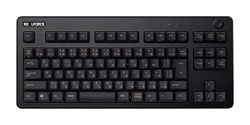 【中古】REALFORCE R3 鍵盤 変わり種 テンキー受け答え 変掛け目 日本語取り合わせ 黒いこと R3HC12