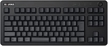 【中古】REALFORCE R3 鍵盤 変わり種 テンキー受け答え 45g 日本語取り合わせ 黒いこと\u0026うす暗い薄墨色 R3HC11
