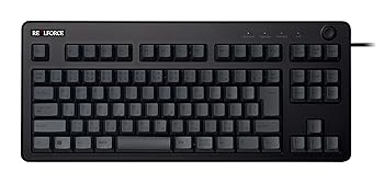 【中古】REALFORCE R3 鍵盤 有線 テンキー受け答え 45g 日本語申し合わせ 黒いこと R3UC11