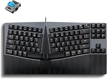【中古】Perixx ペリックス Px Ergo Mech エルゴノミクスキーボード メカニカル テンキーレス ロープロファイル 有線接続 USB Windows/Mac OS Xと互換性