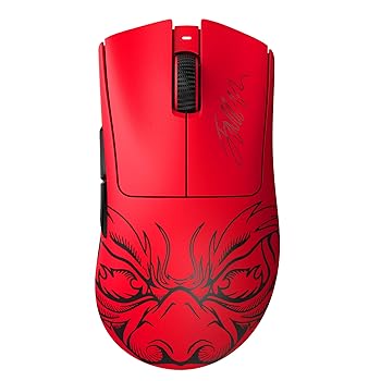 【中古】Razer レイザー DeathAdder V3 Pro Faker Edition レジェンドプロゲーマー「Faker」運動選手模範例の軽さ63gワイヤレスゲーミングマウス Focus Pro 3