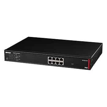 【中古】BS-GS2108P [法人向け レイヤー2 Giga PoEスマートスイッチ]