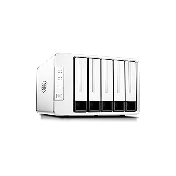 【中古】TERRAMASTER D5-310 USB3.1 Type-C 5ベイ 外付けHDDケース ハードウェアRAID 120TB対応 高速転送 RAID5/0/1/10/シングル モード対応 静音設計 Wi