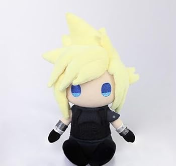【中古】スクウェア・エニックス ファイナルファンタジーVII リメイク ぬいぐるみ クラウド・ストライフ 約W140×D130×H215mm