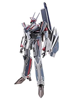 【中古】TAMASHII NATIONS DX超合金 劇場版マクロスΔ 絶対LIVE!!!!!! VF-31AX カイロスプラス (ミラージュ・ファリーナ・ジーナス機) 約260mm ABS&ダイ
