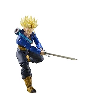 【中古】TAMASHII NATIONS S.H.フィギュアーツ ドラゴンボールZ スーパーサイヤ人トランクス-未来から来た少年- 約140mm PVC&ABS製 塗装済み可動フィギュ