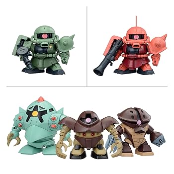 【中古】BANDAI SPIRITS(バンダイ スピリッツ) SDガンダム BB戦士 機動戦士ガンダム ジオン公国軍MSセット 色分け済みプラモデル