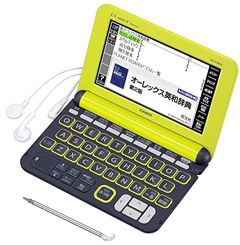 【中古】カシオ 陰電子字引き エクスワード 高校生模範例 XD-K4800YW 黄色