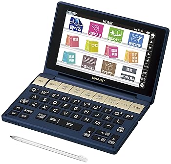 【中古】シャープ カラ―電子辞書 Brain 大学生・ビジネスモデル 系 PW-SB3-K