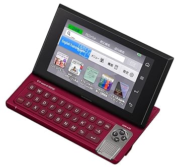 【中古】（非常に良い）カシオ デジタル英会話学習機 EX-word RISE XDR-A20RD レッド コンテンツ120｜ハッピーストア藤岡