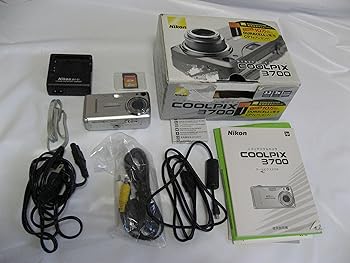 【中古】Nikon COOLPIX 3700 デジタル写真器 カメラ・ビデオカメラ・光学機器-TV・オーディオ・カメラ-コンパクトデジタルカメラ