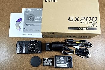 【中古】RICOH デジタル写真機 GX200 VF一揃いの道具 GX200 VF KIT