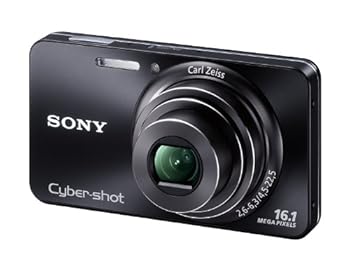 【中古】SONY デジタルカメラ Cyber-Shot(サイバーショット) W570 1610万画素CCD 光学ｘ5 ブラック DSC-W570/B