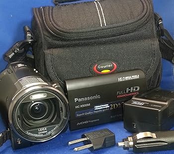 【中古】パナソニック デジタルハイビジョンビデオカメラ X900 内蔵記憶装置64GB 3MOS 黒いこと HC-X900M-K