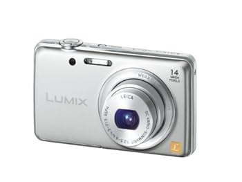 【中古】パナソニック デジタル写真機 ルミックス しろがね色 DMC-FH6-S