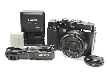 【中古】Canon デジタル写真機 PowerShot G1X 1.5型高感じやすさCMOS検出器 3.0型バリ一角液晶 黒いこと PSG1X