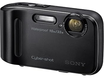 【中古】SONY デジタル写真機 Cyber-shot TF1 1640万絵素 光学4倍 黒いこと DSC-TF1