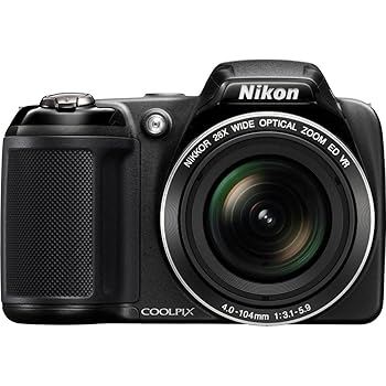 【中古】Nikon Coolpix L320 16.1MP デジタル写真機 26倍光学望遠レンズ - 黒いこと