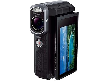 【中古】SONY テレビカメラ HANDYCAM GWP88V 内蔵記憶装置16GB 10m雨合羽/防塵/耐衝撃 HDR-GWP88V