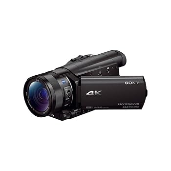 【中古】SONY テレビカメラ FDR-AX100 4K 光学12倍 黒いこと Handycam FDR-AX100 BC