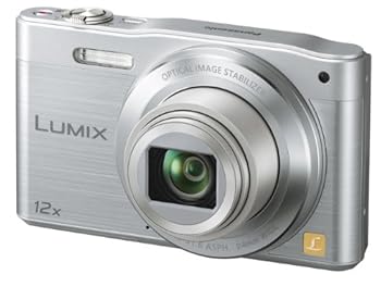 【中古】パナソニック デジタル写真機 ルミックス SZ8 光学12倍 しろがね色 DMC-SZ8-S