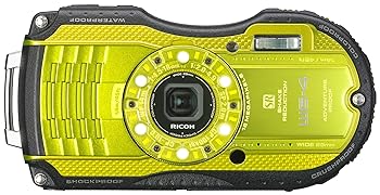 【中古】RICOH 雨合羽デジタル写真器 RICOH WG-4 菩提樹黄み 雨合羽14m耐ぼうぜん自失2.0m耐寒-10度 RICOH WG-4LY 08588 コンパクトデジタルカメラ-カメラ・ビデオカメラ・光学機器