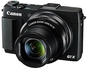 【中古】Canon デジタル写真機 Power Shot G1 X Mark II 光学5倍望遠レンズ F値2.0 黒いこと PSG1X MARKII
