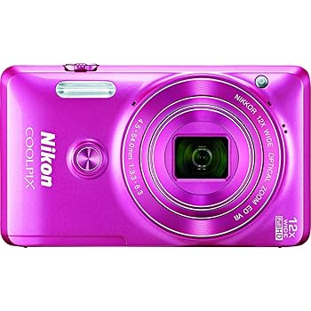 【中古】Nikon デジタル写真器 COOLPIX S6900 12倍望遠レンズ 1602万絵素 グロッシーピンク S6900PK