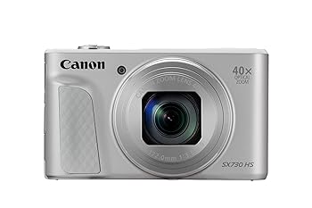 【中古】Canon コンパクトデジタルカメラ PowerShot SX730 HS しろがね色 光学40倍望遠レンズ PSSX730HS(SL)