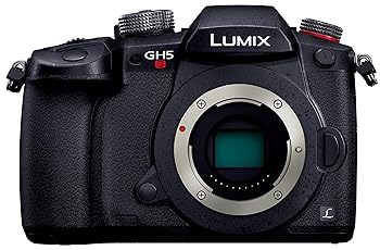【中古】パナソニック 鏡鑑受け答え一眼写真機 ルミックス GH5S 上半身 黒いこと DC-GH5S-K