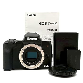 【中古】キヤノン EOS Kiss M 【上半身 (水晶体別売)】 (黒いこと/鏡鑑受け答え一眼写真器) EOSKISSMBKBODY