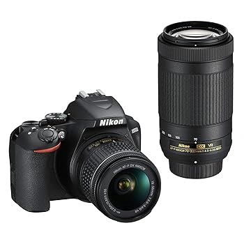 【中古】Nikon デジタル一眼二眼レフ写真器 D3500 ダブルズームキット D3500WZ