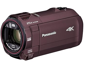 【中古】パナソニック 4K ビデオカメラ VZX992M 64GB 光学20倍ズーム カカオブラウン HC-VZX992M-T