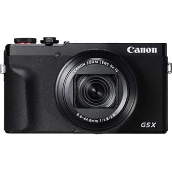 【中古】Canon コンパクトデジタルカメラ PowerShot G5 X Mark II 黒いこと 1.0型検知器/F1.8水晶体/光学5倍望遠レンズ PSG5XMARKII