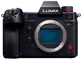【中古】パナソニック(Panasonic) フルサイズ 銀鏡受け答え一眼写真機 ルミックス S1H 上半身 2420万絵素 黒いこと DC-S1H-K