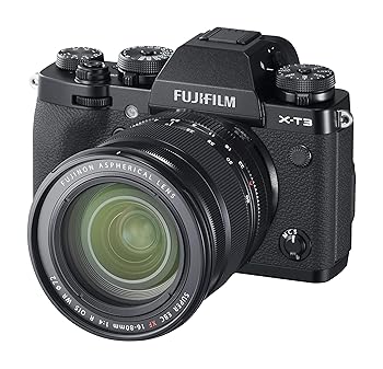 【中古】富士フイルム(FUJIFILM) 銀鏡受け答え一眼写真機 X-T3 XF16-80粍水晶体一揃いの道具 黒いこと X-T3LK-1680-B