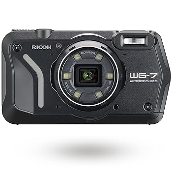 【中古】リコー RICOH WG-7 黒いこと 本格アウトドア写真機 3100