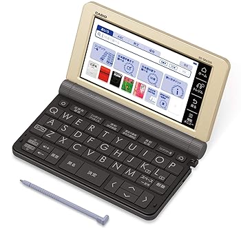 【中古】【整備済み品】 2019年モデル カシオ CASIO 電子辞書 エクスワード 生活モデル XD-SR6500GD 160コンテンツ シャンパンゴールド|ハッピーストア藤岡