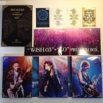 【中古】BREAKERZ LIVE 2011&ldquo;WISH 03&rdquo;+&ldquo;GO&rdquo;PREMIUM BOX (5枚組 BOX)(完全限定生産盤) [DVD]｜ハッピーストア藤岡
