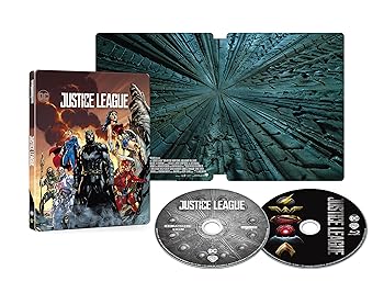 【中古】(非常に良い)ジャスティス・リーグ スチールブック仕様 4K ULTLA HD & ブルーレイセット(数量限定生産/2枚組) [Blu-ray]｜ハッピーストア藤岡