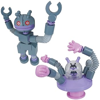 【中古】(非常に良い)[バンダイ(BANDAI)] まげて！のばして！くっつけて！くねくねチューブメカシリーズ バイキンUFOとだだんだん DXセット 対象年齢 3 才以上 それい｜ハッピーストア藤岡