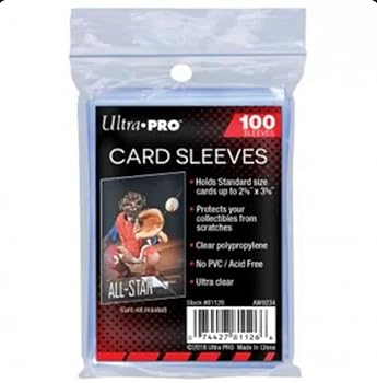 【中古】10 (Ten) Pack Lot of 100 Soft Sleeves / Penny Sleeve for Baseball Cards & Other Sports Cards (Packaging May Vary) Model:｜ハッピーストア藤岡