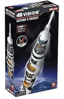 【中古】4Dビジョン　サターンV型ロケットモデル　Famemaster社【並行輸入】｜ハッピーストア藤岡