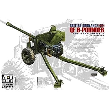 【中古】(非常に良い)AFVクラブ 1/35 イギリス 6ポンド対戦車砲Mk.4 プラモデル｜ハッピーストア藤岡