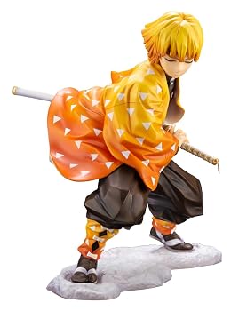 【中古】(非常に良い)ARTFX J 鬼滅の刃 我妻善逸 1/8スケール PVC製 塗装済み完成品フィギュア|ハッピーストア藤岡