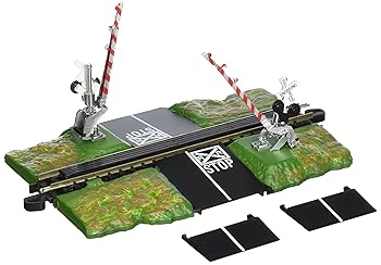 【中古】Bachmann Trains - スナップフィット E-Z TRACK E-Z TRACK クロスゲート - ニッケルシルバーレール グレーロードベッド付き - Nスケール|ハッピーストア藤岡