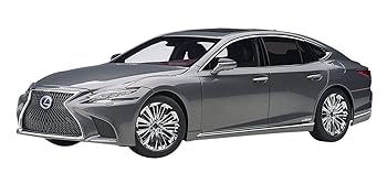 【中古】AUTOart 1/18 レクサス LS500h メタリック・グレー インテリアカラー:クリムゾン&ブラック 完成品 78867|ハッピーストア藤岡