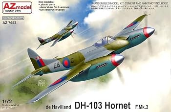 【中古】AZモデル 1/72 イギリス空軍 デ・ハビランド DH-103 ホーネット F.Mk.3 プラモデル AZM7653｜ハッピーストア藤岡
