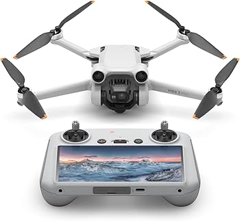 【中古】(非常に良い)DJI カメラドローン Mini 3 Pro DJI RC (リモコン) 付属 初心者向け リモートID対応 折りたたみ可能 4K/60fps動画 48MP写真 飛行時間34分 軽量24｜ハッピーストア藤岡
